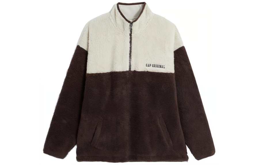 GAP Sweatshirts Unisex Stand Collar Moderate Cardigan