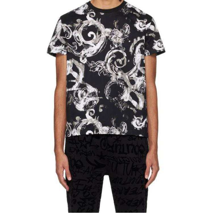 VERSACE JEANS Couture Barocco print T shirt