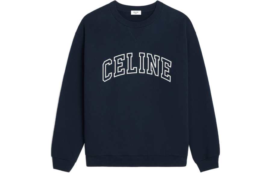 CELINE Loose Sweatshirt In Cotton Fleece