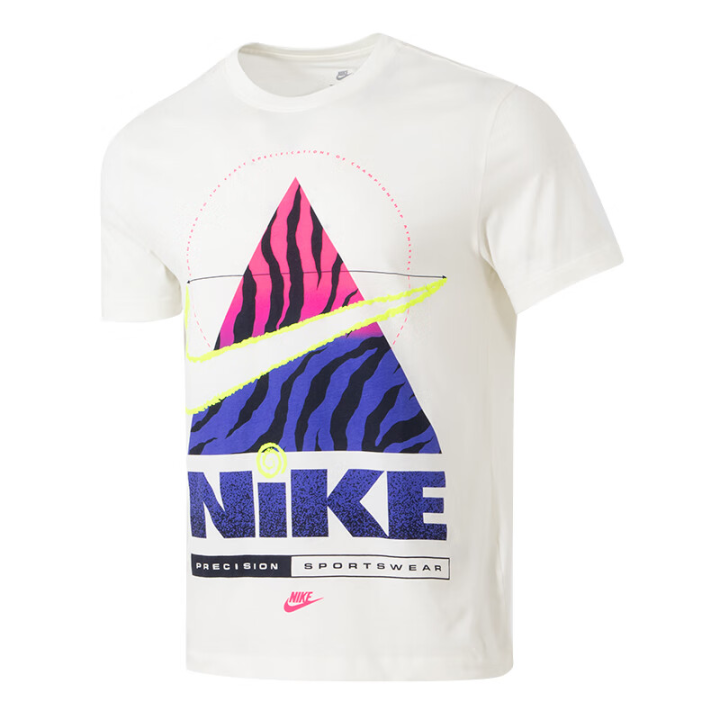 Nike Nike T Shirts Men's White Crew Neck Moderate