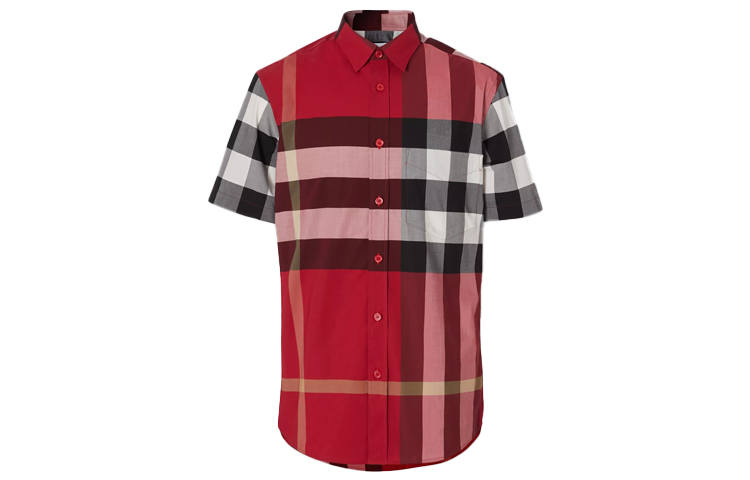 Burberry Shirt Men's Parade Red