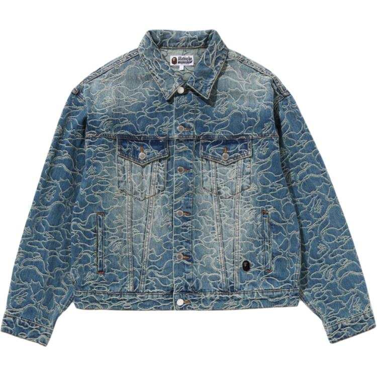 A BATHING APE A BATHING APE ® Embroidered Denim Jacket