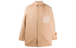 HERON PRESTON Shirts Men's Camel Brown Moderate Other