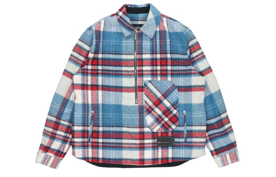 WE11DONE WE11DONE Plaid-print Wool Shirt