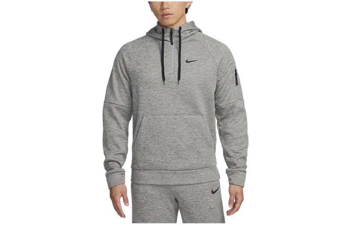 Nike Nike Sweatshirts Men's Toned Dark Gray Hooded Moderate Regular