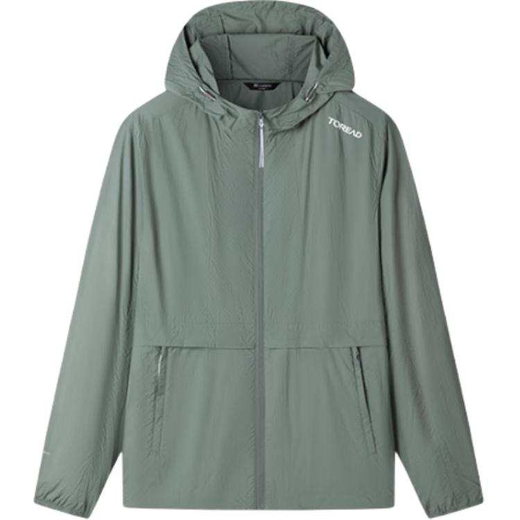 TOREAD City Outdoor Collection Breathable UV Protection Sun Protection Clothing Men's Gray Lake Green