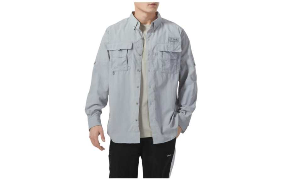 Columbia SS24 Shirt Unisex Gray