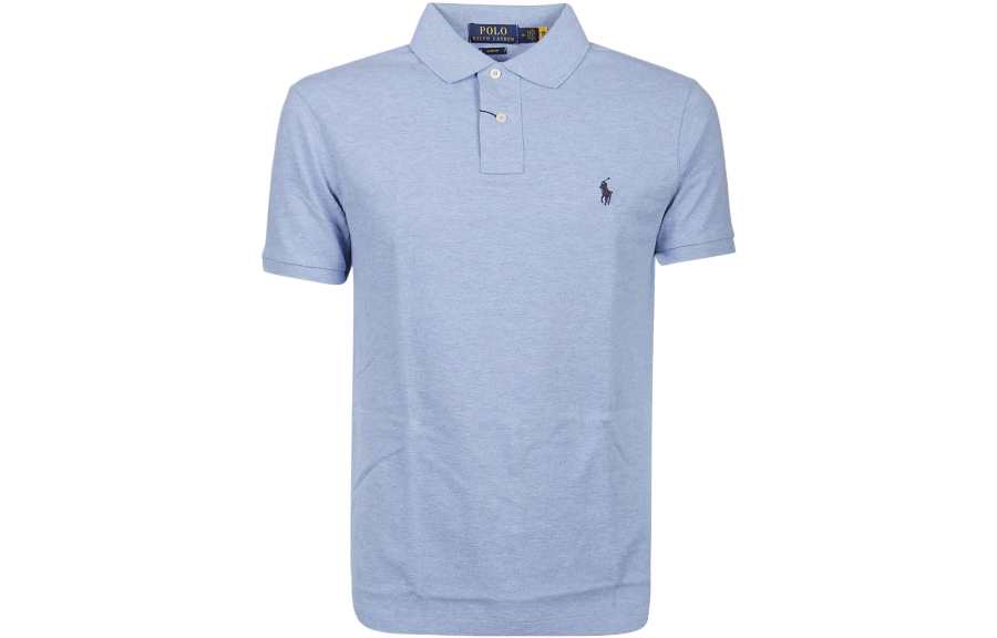 Polo Ralph Lauren SS22 Polo Shirt Slim Fit Men's Light Blue