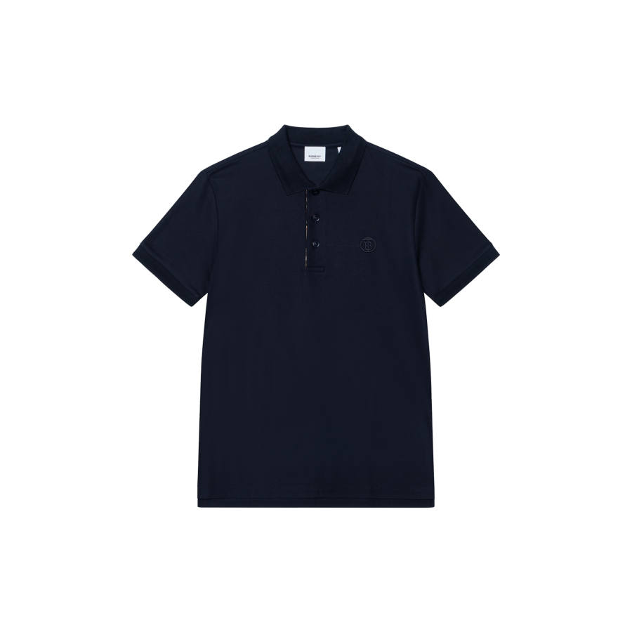 Burberry SS22 Polo Shirt Men's Coal Blue