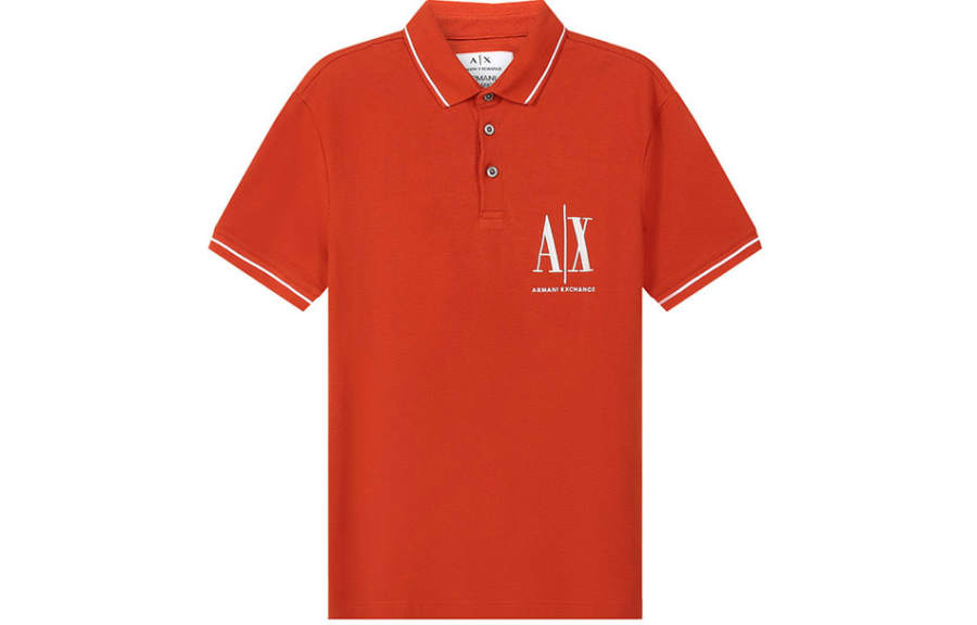 ARMANI EXCHANGE ARMANI EXCHANGEAE SS22 Polo Shirt Men's Brick Red