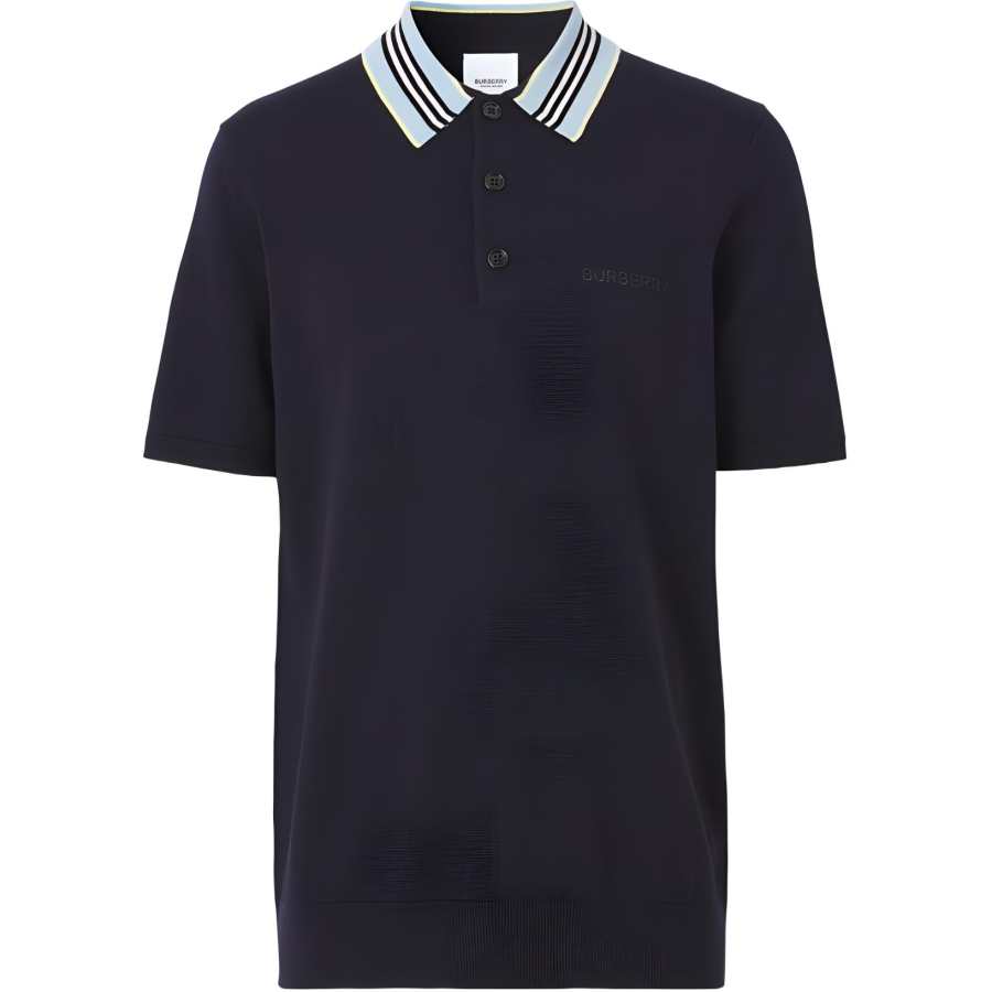 Burberry SS22 Polo Shirt Men's Blue