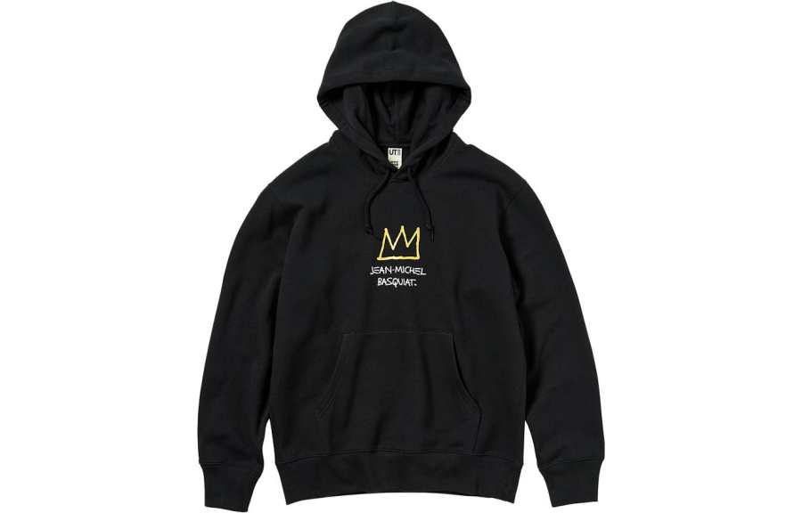 UNIQLO Sweatshirts Unisex Black Hooded Non Detachable Moderate Other