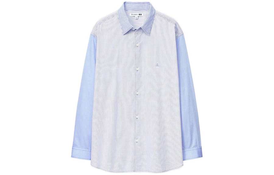 UNIQLO x JW Anderson Uniqlo Jw Anderson Co Branded Series Shirt Men's Blue