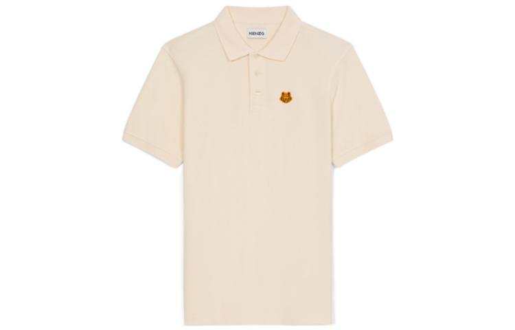 KENZO Classic Tiger Head Polo Shirt Men's Beige
