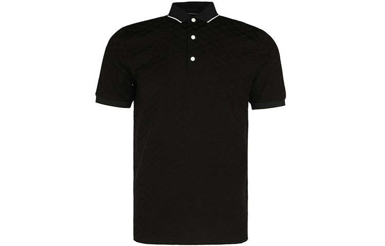 EMPORIO ARMANI SS21 Polo Shirt Men's Black