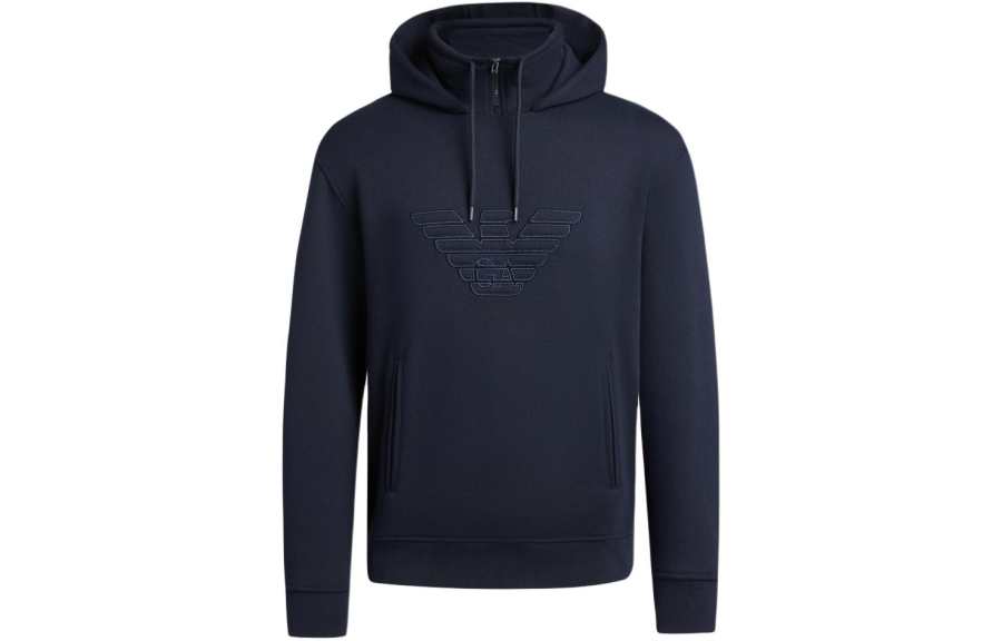 EMPORIO ARMANI SS24 Sweatshirt Men's Navy Blue