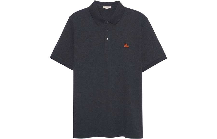 Burberry Polo Shirt Men's Dark Gray