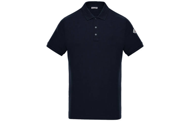 Moncler Polo Shirt Men's Navy Blue