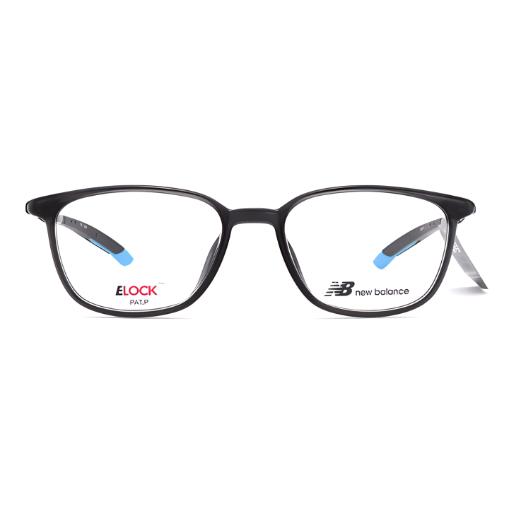 New Balance New Balance TR/Memory Plastic Rectangular Eyeglass Frames Men's Multicolor