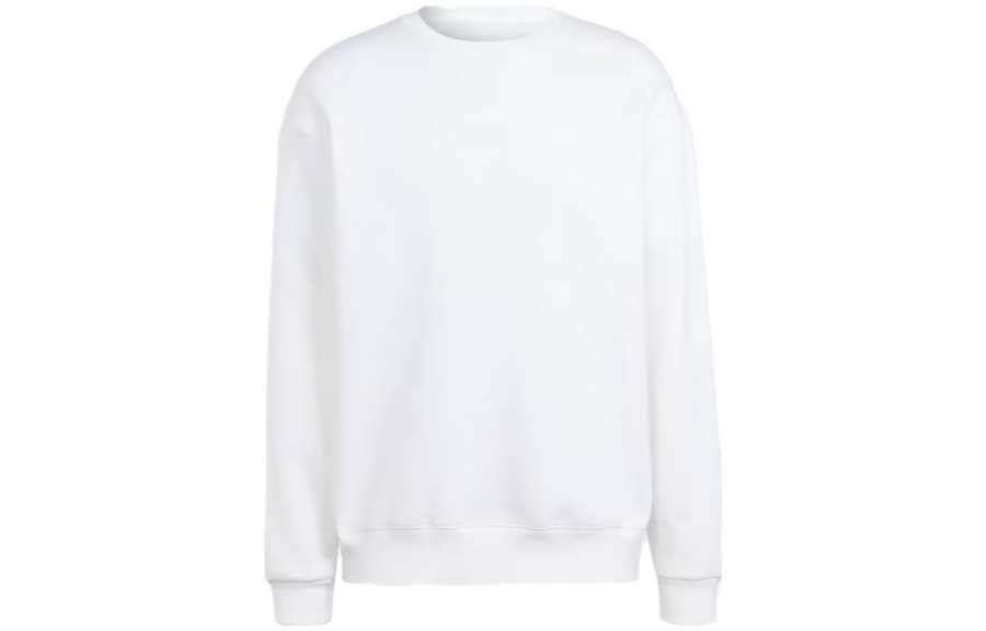 Adidas Adidas Sweatshirts Men's White Crew Neck Moderate Other