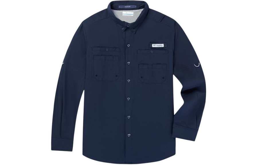 Columbia PFG SS24 Shirt Men's Marine Blue