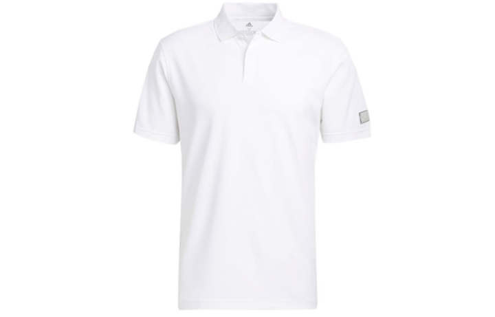 Adidas Adidas Polo Shirts Men's White Polo Collar Moderate Straight Fit