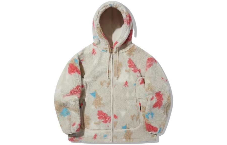 Li-Ning Li Ning Sweatshirts Unisex Oat Gray Jacquard Hooded Moderate Cardigan
