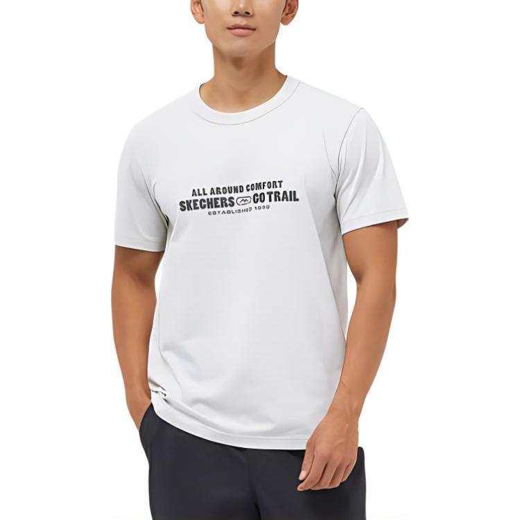 Skechers SS24 T Shirt Men's Daybreak Blue Gray