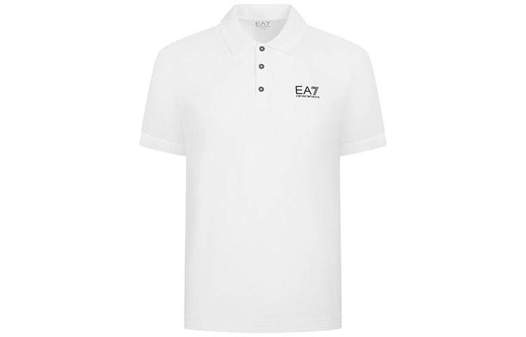 EMPORIO ARMANI EA7 SS22 Polo Shirt Men's White