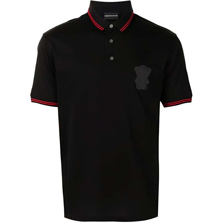 EMPORIO ARMANI SS21 Polo Shirt Men's Black