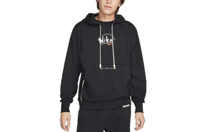 Nike Nike Sweatshirts Men's Black Hooded Moderate Regular