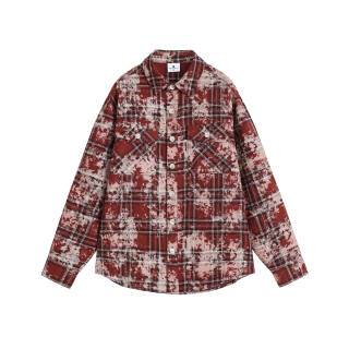 WAITINGWAVE Shirts Unisex Pointed Collar Moderate Other
