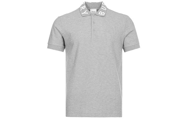 Burberry Ryland Collar Logo Polo Grey