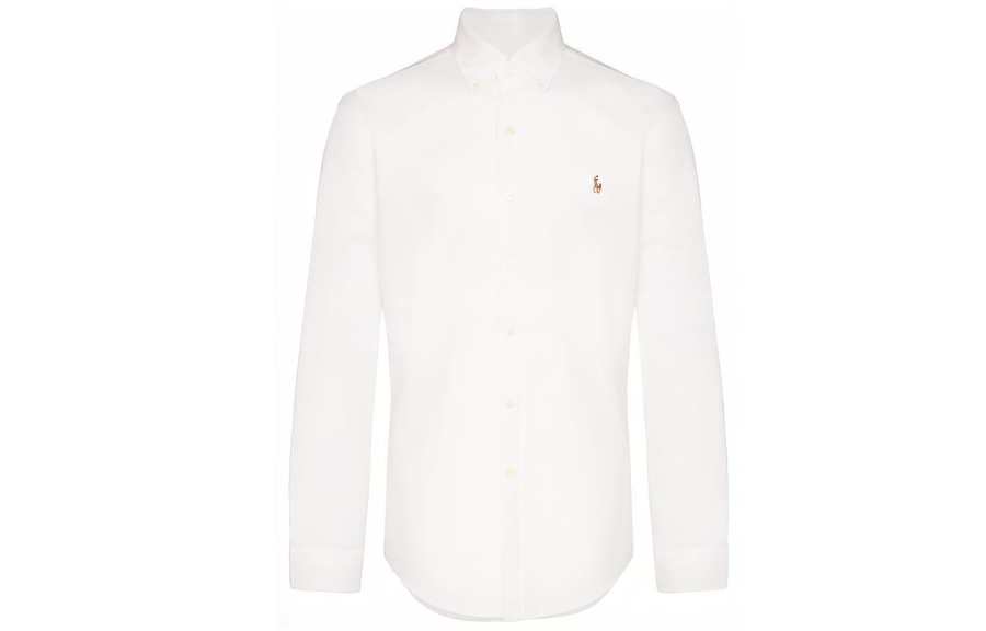 Polo Ralph Lauren Pony Embroidered Curved Hem Shirt