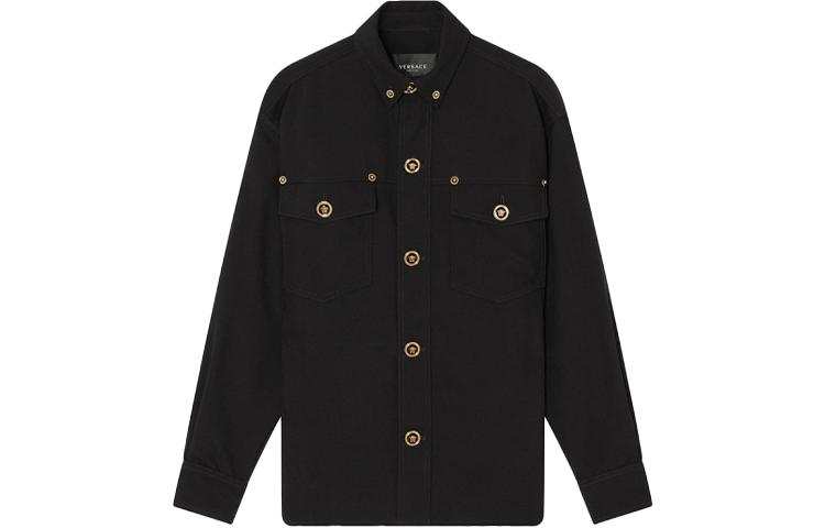 VERSACE Versace Gabardine wool shirt jacket