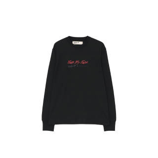 XVESSEL X Yohji Yamamoto Sweatshirts Unisex Black Crew Neck Moderate Regular