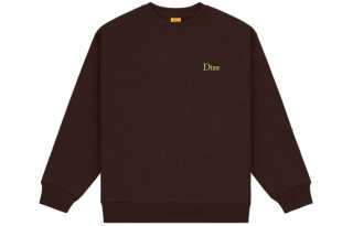 Dime SS24 Sweatshirt Unisex Dark Umber