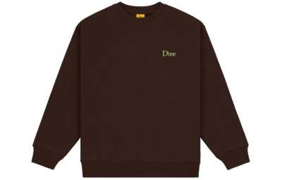 Dime SS24 Sweatshirt Unisex Dark Umber