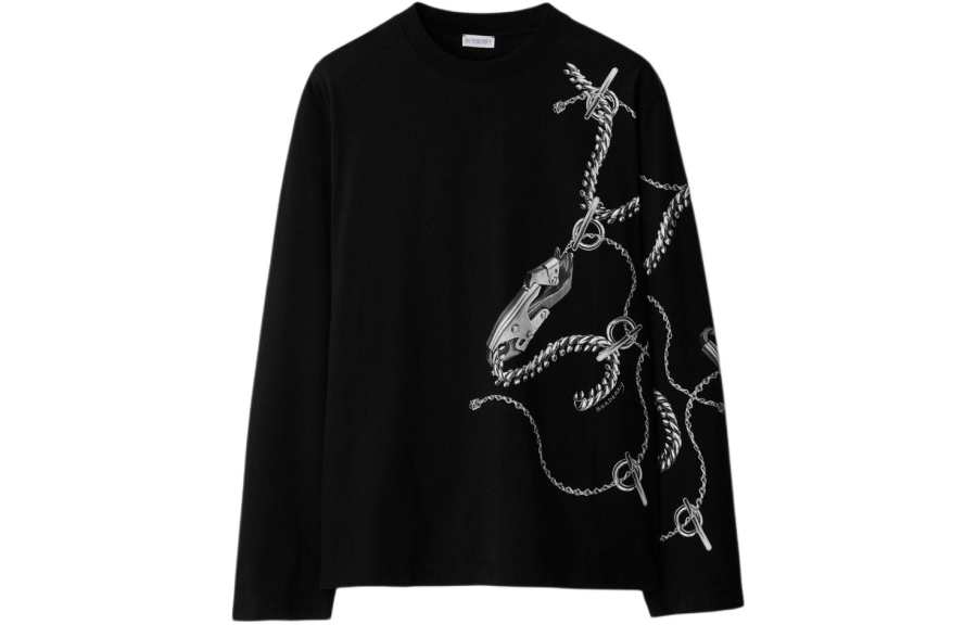 Burberry Knight Hardware Cotton Sweatshirt