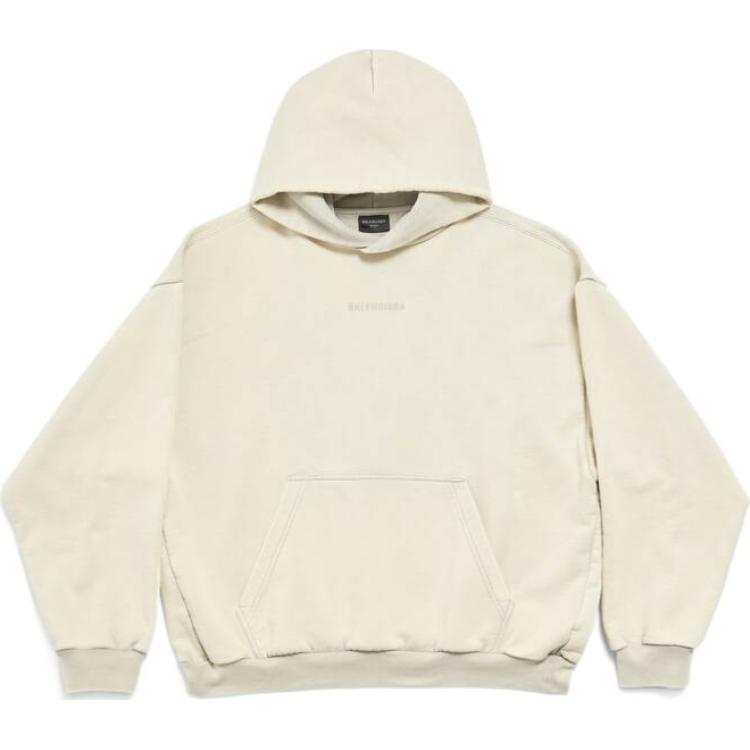 Balenciaga Logo Embroidered Hoodie