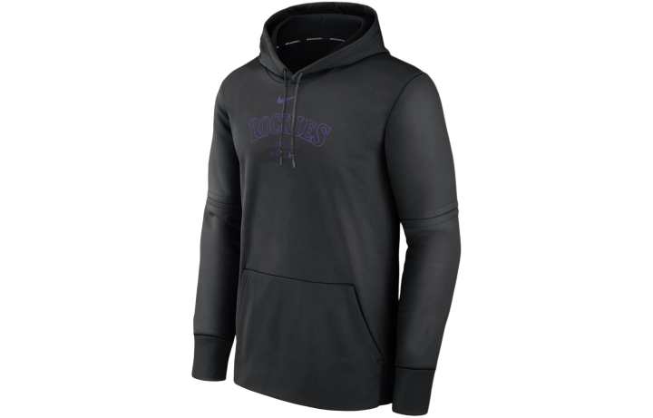 Nike Nike Colorado Rockies Authentic Collection Practice Men's Nike Therma Mlb Pullover Hoodie