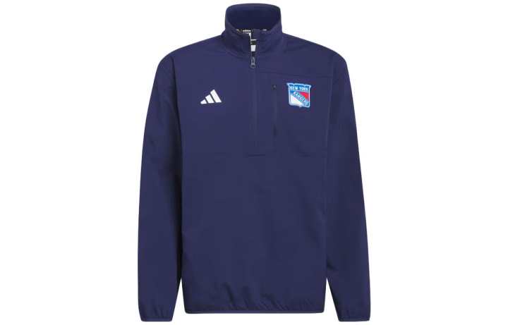 Adidas Adidas Sweatshirts Men's Marine Blue Half Open Collar Moderate Regular
