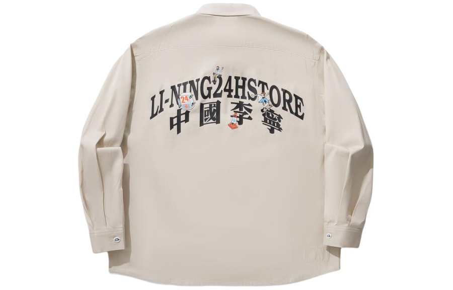 Li-Ning Li Ning Shirts Men's Oat Gray Moderate Other