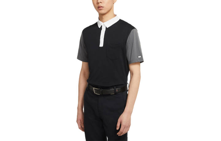 Nike Nike Polo Shirts Men's Black Polo Collar Moderate Other