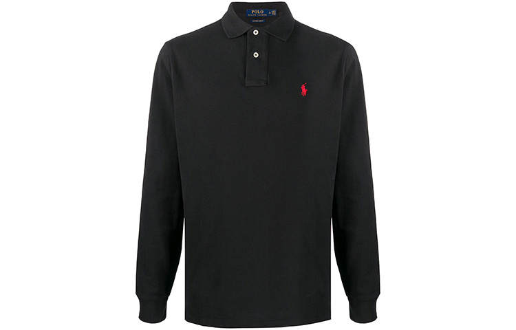 Polo Ralph Lauren SS22 Polo Shirt Custom Slim Fit Men's Black