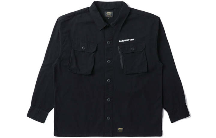Carhartt WIP Carhartt WIP Shirts Men's Black Lapel Moderate Other