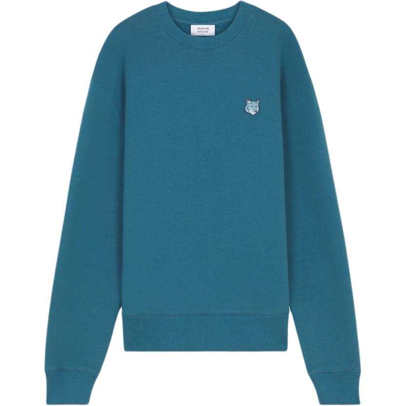 Maison Kitsune Maison Kitsune Fox Head Patch Crewneck Sweatshirt