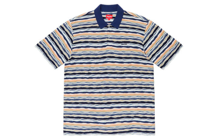 Supreme Supreme Textured Stripe Polo
