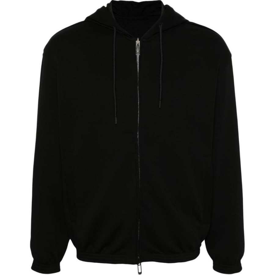 EMPORIO ARMANI Zipped Drawstring Hoodie