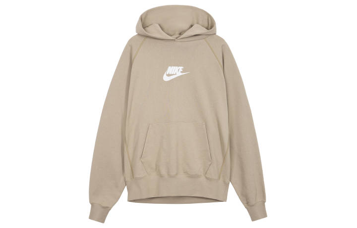Nike Nike Sweatshirts Men's Khaki Hooded Non Detachable Thickened